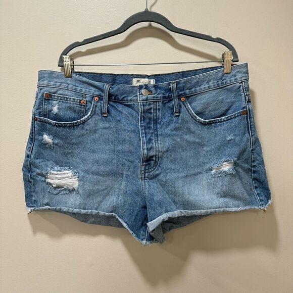 Madewell Relaxed Denim Shorts sz 32 - Picture 1 of 7